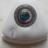 Bague �mail mauve et strass turquoise.
