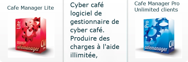  logiciel de gestionnaire de cyber caf&eacute;.