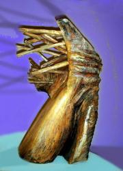 Victoire de Samothrace, sculpture bois