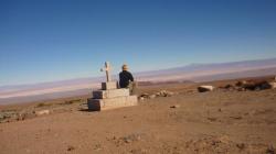 Vista sobre el salar de Atacama desde Talabre
