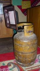 bouteille de gaz munie d'un deflecteur pour le  chauffage, Bolivie