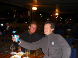 Alejandro y yo compartiendo una cervecita - Formosa
