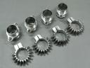 Set complet de collerettes et pipes d'�chappement CB 750