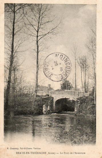 LE PONT DE L'AVENTURE 19 AOUT 1914
