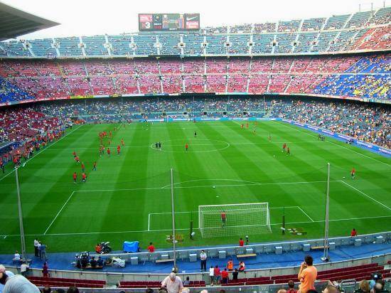 Le nou camp est des plus grands terrains en Europe