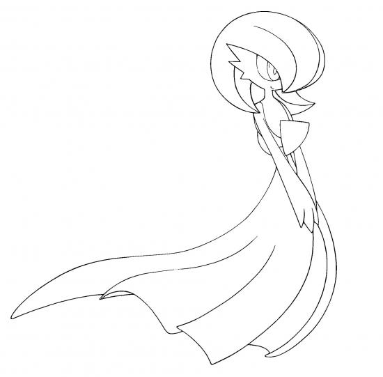 gardevoir and gallade coloring pages - photo #16