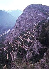 lacets de la montée de Montvernier/Pontamafrey