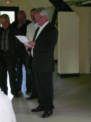 Lionel DUBOIS pendant son discours
