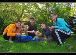 Petite pause casse-cro&ucirc;te franc-comtois avec Amandine et Xavier