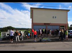 Le rendez-vous des cyclistes &agrave; Audeux