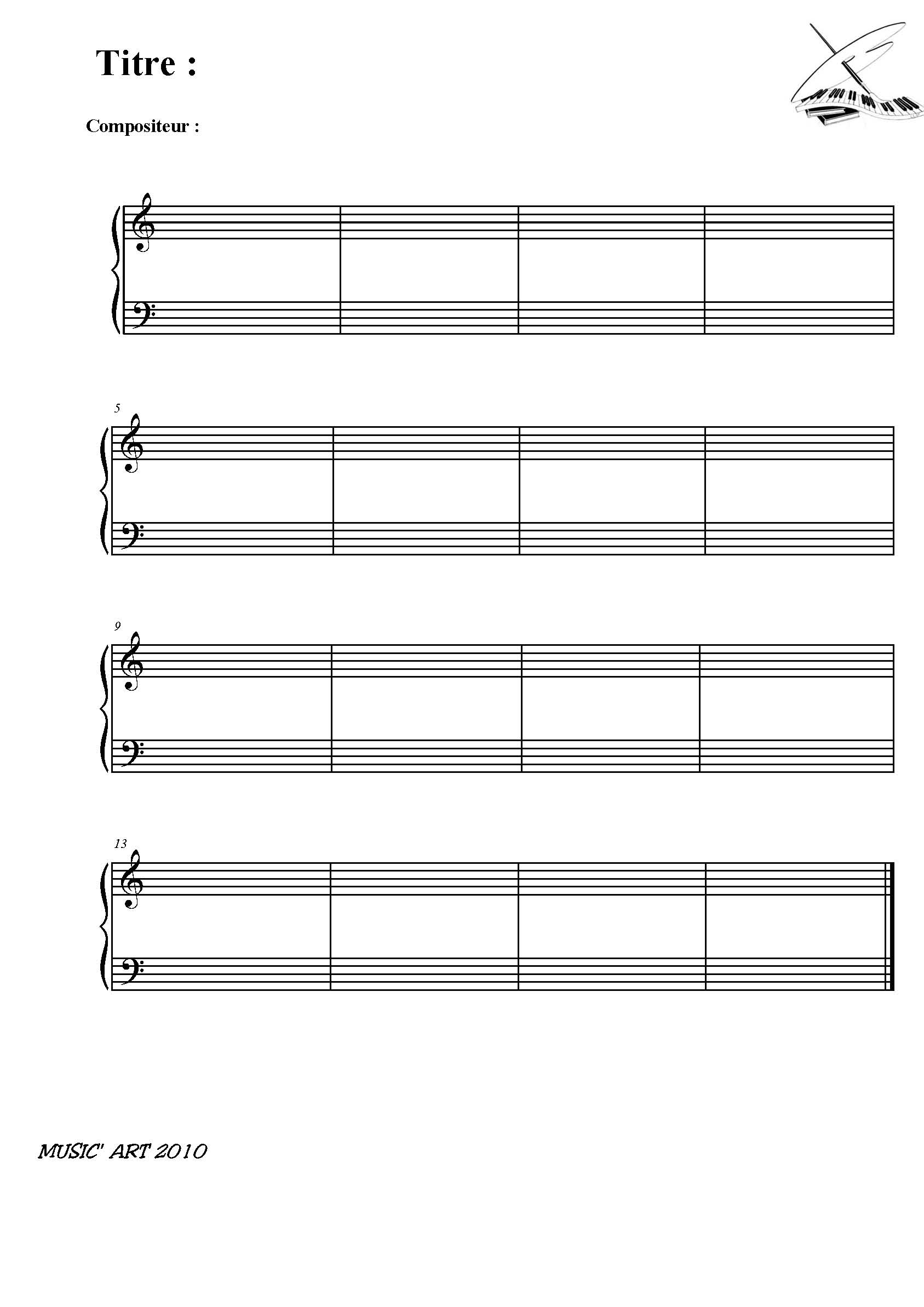 Papier Musique – Le site du papier à musique à imprimer