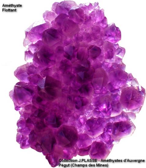 Améthyste bi-cristallisée gemme