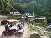 Rassemblement de   lodges &agrave; Bambou
