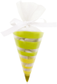 Cornet rayures vert