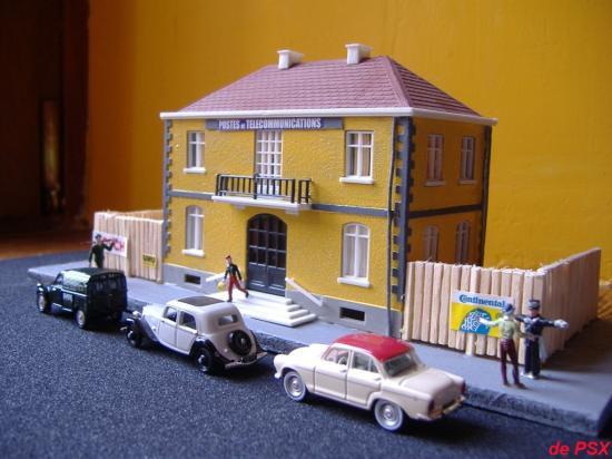 Un bureau de poste Décor Arrière cour