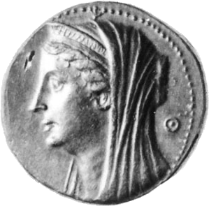 Monnaie à l'éffigie d'Arsinoé II