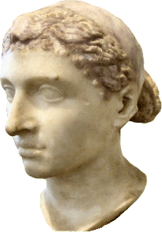 Buste en marbre de Cléopatre VII-Musée de Berlin