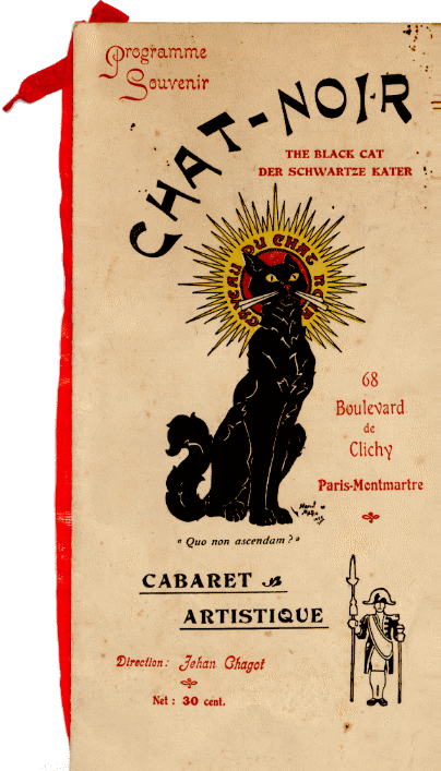 Programme cabaret Chat noir