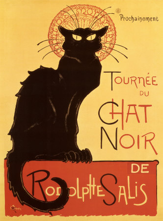 Affiche Vente cabaret du Chat Noir