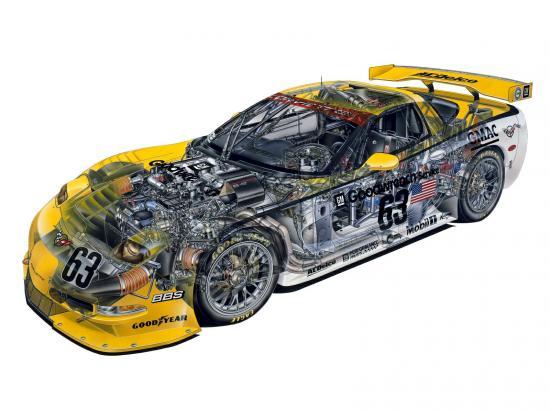 Corvette en 3D