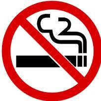 Le message sur les mauvaises habitudes sur le fumer