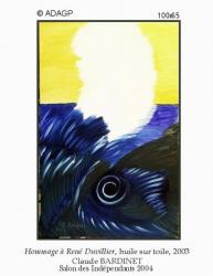 Ka-Hommage à René Duvillier, 100x65, 2003 copyright adagp