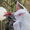 Les lapins du défilé du Nouvel an chinois