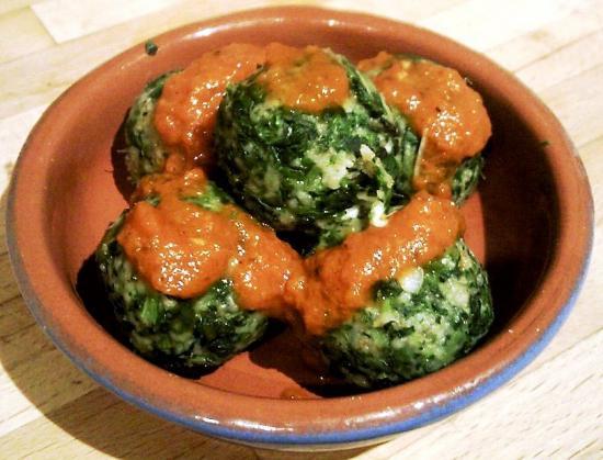 Boulettes d'épinards