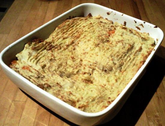 Parmentier de topinambourg Parmentier de topinambourg