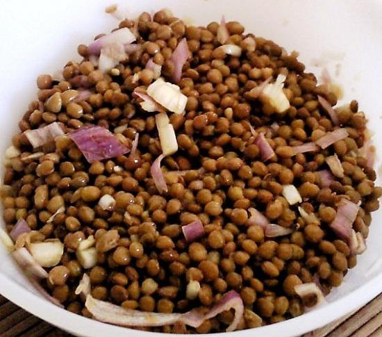 Salade de lentilles Salade de lentilles