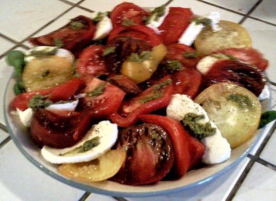 Salade de tomates Salade de tomates