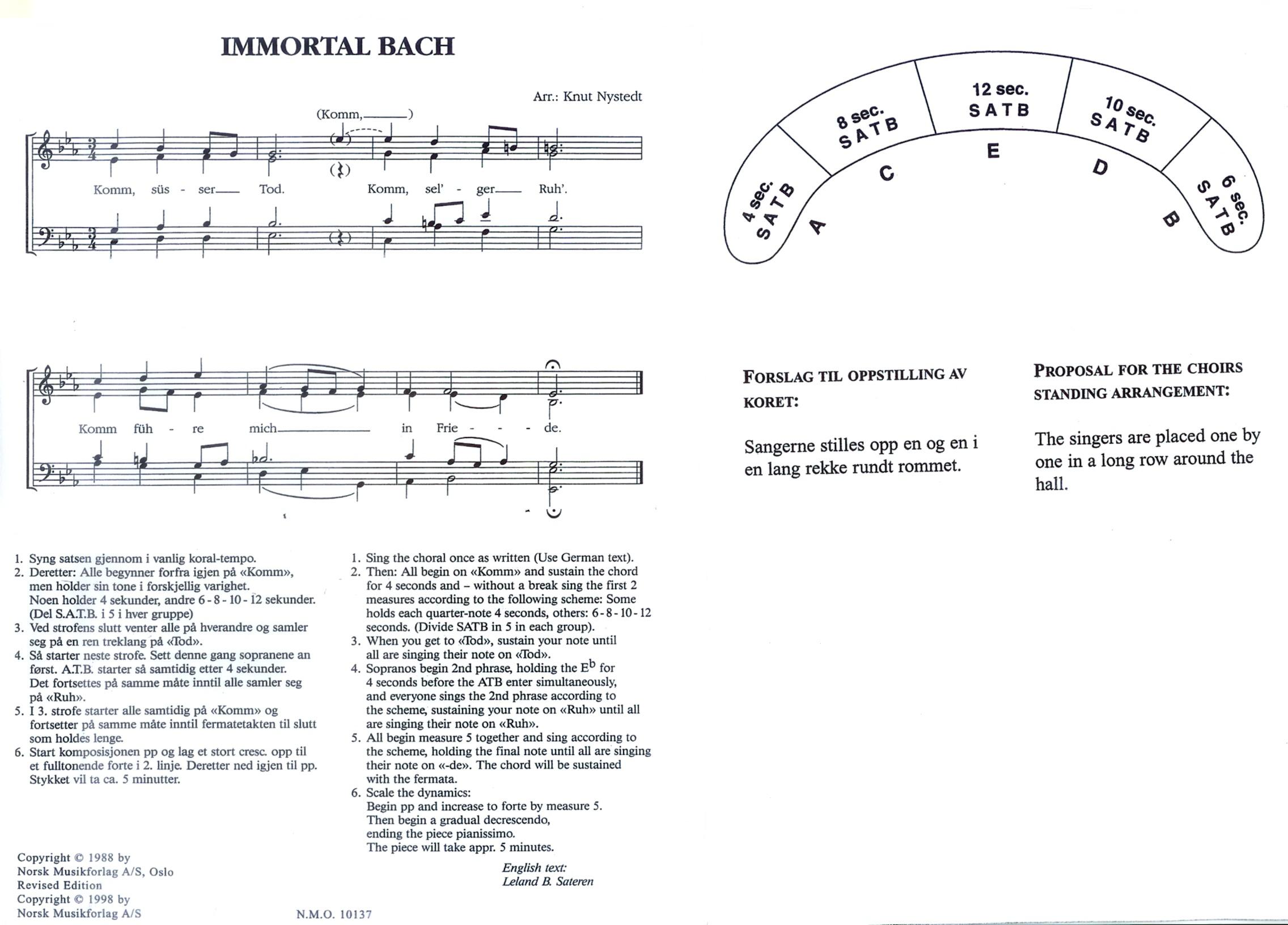 Nystedt Immortal Bach Pdf Scores