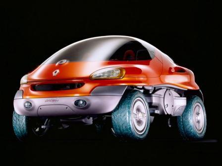 15 - Another concept car, the Renault Racoon in 1993, off-road and 