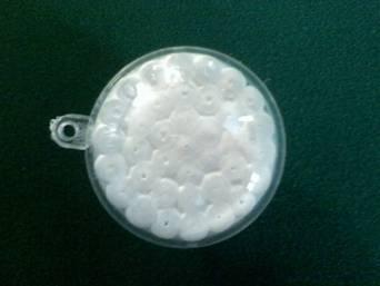 Coupe d'une balle de golf