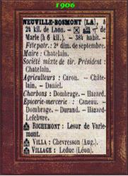 LA NEUVILLE BOSMONT 1906