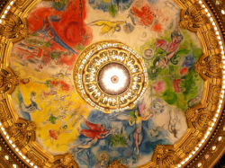 Opera Garnier, le plafond peint par Chagall, the ceiling painted by Chagall, Esprit de Paris - private guide