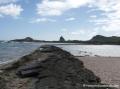 Plage Grande Saline, vue sur la Pointe des Châteaux