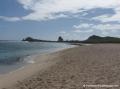 Plage Grande Saline, vue sur la Pointe des Châteaux